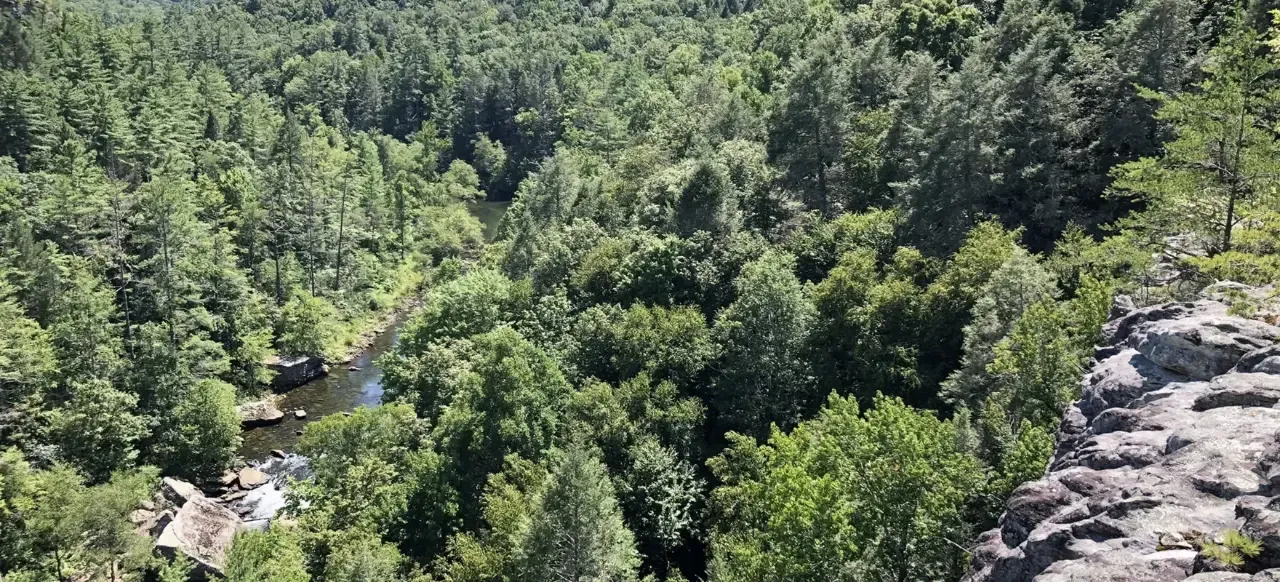 Devil's Breakfast Table, a sandstone overlook above Daddy's Creek Gorge at Catoosa